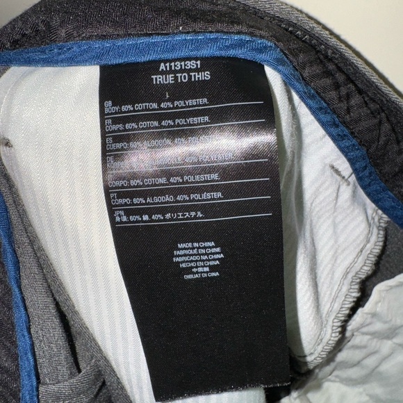 Volcom Style #A11313S1 VMONTY PANTS CHARCOAL HEATHER Size: 42x 32 - Picture 6 of 8